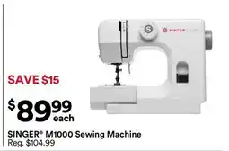 Michaels SINGER M1000 Sewing Machine offer