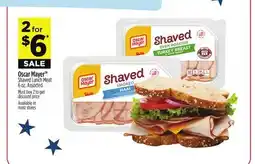 Dollar General Oscar Mayer Shaved Meat Product offer