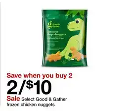 Target Select Good & Gather frozen chicken nuggets offer