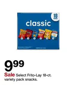 Target Select Frito-Lay 18 ct. variety pack snacks offer