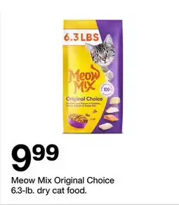 Target Meow Mix Original Choice offer