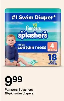 Target Pampers Splashers 18-pk offer