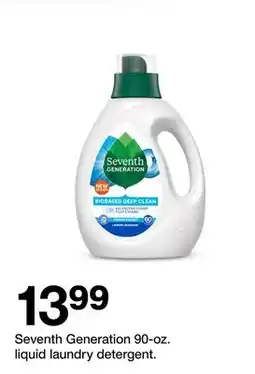 Target Seventh Generation liquid laundry detergent offer