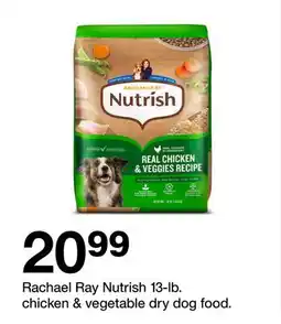 Target Rachael Ray Nutrish 13-lb. chicken & vegetable dry dog food offer