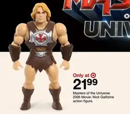 Target Masters of the Universe 2020 Movie: Nick Galitzine action figure offer