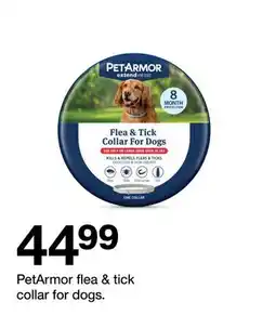 Target PetArmor flea & tick collar for dogs offer