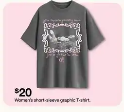 Target Women's short-sleeve graphic T-shirt offer