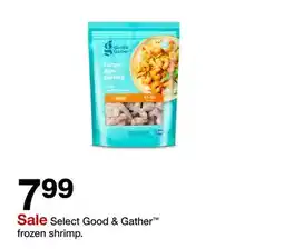 Target Select Good & Gather frozen shrimp offer