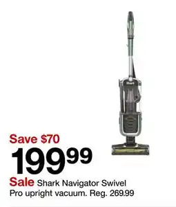 Target Shark Navigator Swivel Pro upright vacuum offer