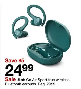 Target JLab Go Air Sport true wireless Bluetooth earbuds offer