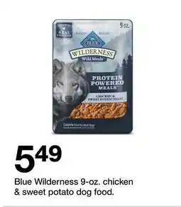 Target Blue Wilderness 9-oz. chicken & sweet potato dog food offer