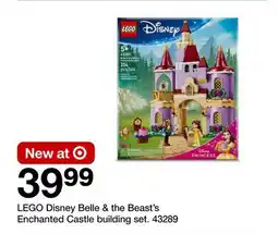 Target LEGO Disney Belle & the Beast's Enchanted Castle building set offer