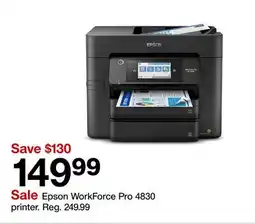 Target Epson WorkForce Pro 4830 Printer offer