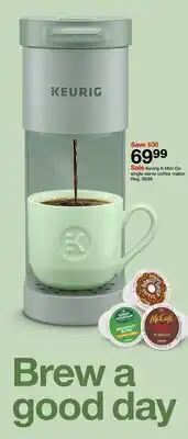 Target Keurig K-Mini Go single-serve coffee maker offer