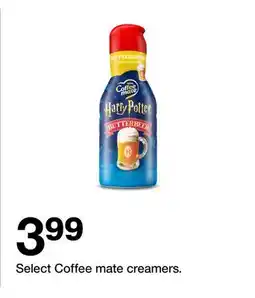 Target Select Coffee mate creamers offer