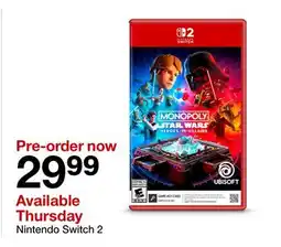 Target Nintendo Switch 2 offer