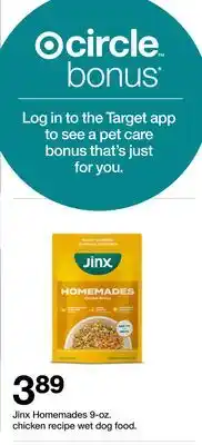 Target Jinx Homemades offer