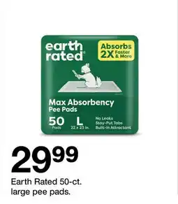 Target Earth Rated 50-ct. large pee pads offer