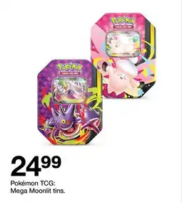 Target Pokémon TCG: Mega Moonlit tins offer