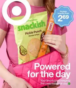 Target Protein Snacks offer