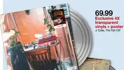Target Exclusive 4X transparent vinyls + poster J.Cole, The Fall-Off offer
