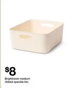 Target Brightroom medium ribbed speckle bin offer