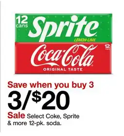 Target Select Coke, Sprite & more offer