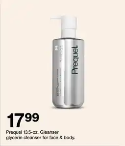 Target Prequel 13.5-oz. Gleanser offer