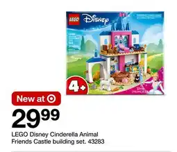 Target LEGO Disney Cinderella Animal Friends Castle building set. 43283 offer