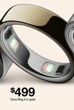 Target Oura Ring 5 in gold offer