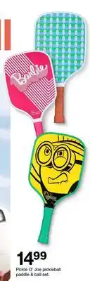 Target Pickle O'Joe pickleball paddle & ball set offer