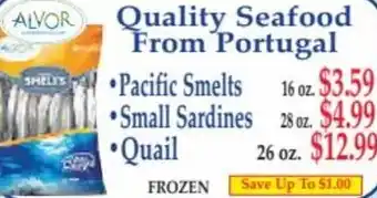 DeMoulas Market Basket Quality Seafood From Portugal offer