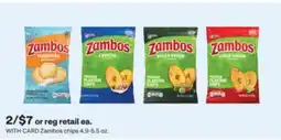 CVS Zambos chips 4.9 - 5.5 oz offer
