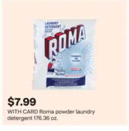 CVS Roma powder laundry detergent 176.36 oz offer