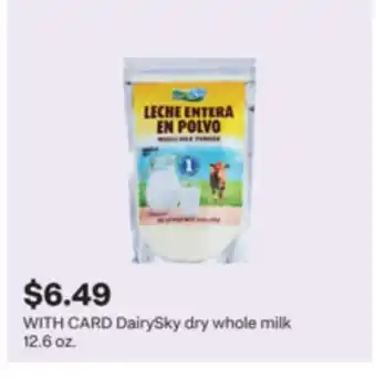 CVS DairySky dry whole milk 12.6 oz offer