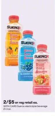 CVS Suerox electrolyte beverage 21.3 oz offer