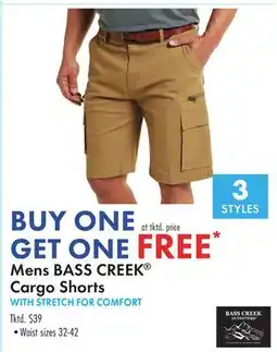 Boscov's Mens BASS CREEK Cargo Shorts offer