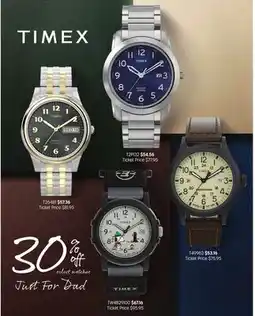 Boscov's TIMEX offer