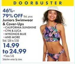 Boscov's Juniors Swimwear & Cover-Ups offer