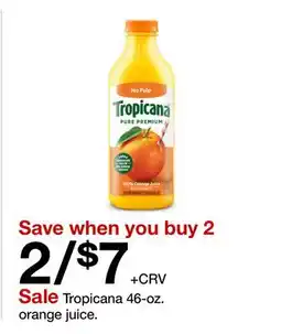 Target Tropicana 46-oz offer