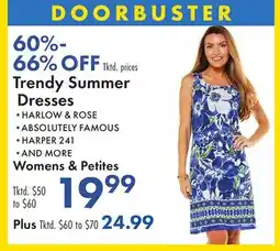 Boscov's Trendy Summer Dresses offer