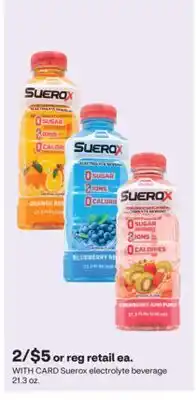 CVS Suerox electrolyte beverage offer