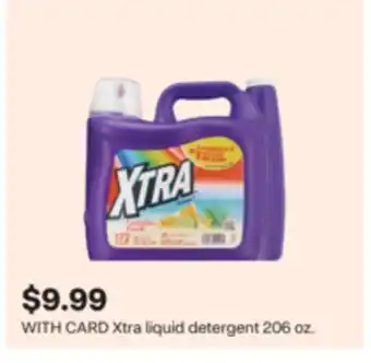 CVS Xtra liquid detergent 206 oz offer