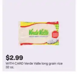 CVS Verde Valle long grain rice offer