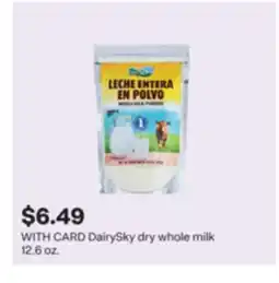 CVS DairySky dry whole milk offer