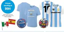 CVS Word Cup Country Fan Wear LA or Mexico apparel offer