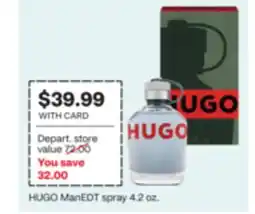 CVS HUGO ManEDT spray offer