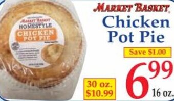 DeMoulas Market Basket Chicken Pot Pie offer