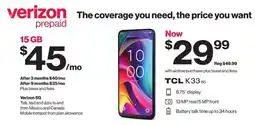 Family Dollar Verizon Prepaid 15 GB offer