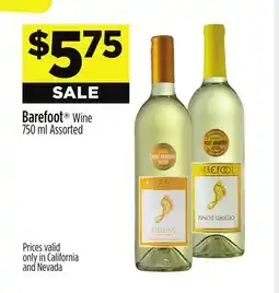 Dollar General Barefoot Wine offer